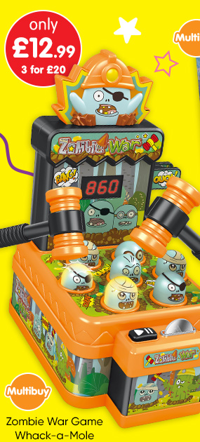 Zombie War Game Whack-a-Mole