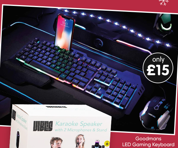 Goodmans LED Gaming Keyboard