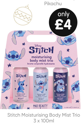 Stitch Moisturising Body Mist Trio 3 x 100ml