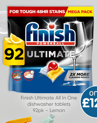 Finish Ultimate All In One 92pk - Lemon