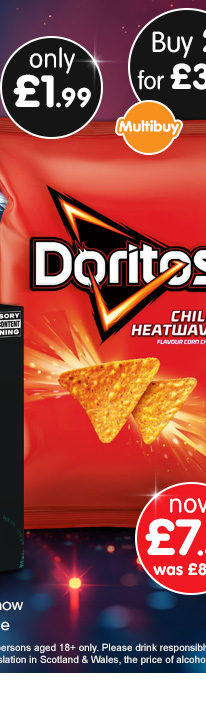 Doritos Tortilla Chips 180g - Various Flavours Available