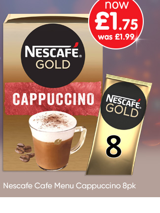 Nescafe Cafe Menu Cappuccino 8pk