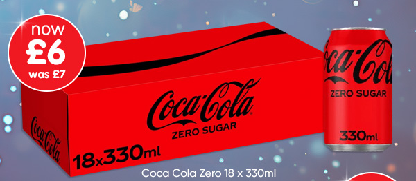 Coca Cola Zero 18 x 330ml