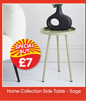 Home Collection Side Table - Available Colours: Sage, Black, Blush