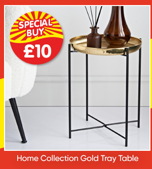 Home Collection Gold Tray Table