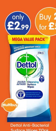 Dettol Anti-Bacterial Surface Wipes 110pk