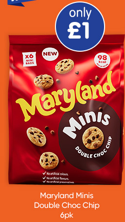 Maryland Minis Double Choc Chip 6pk