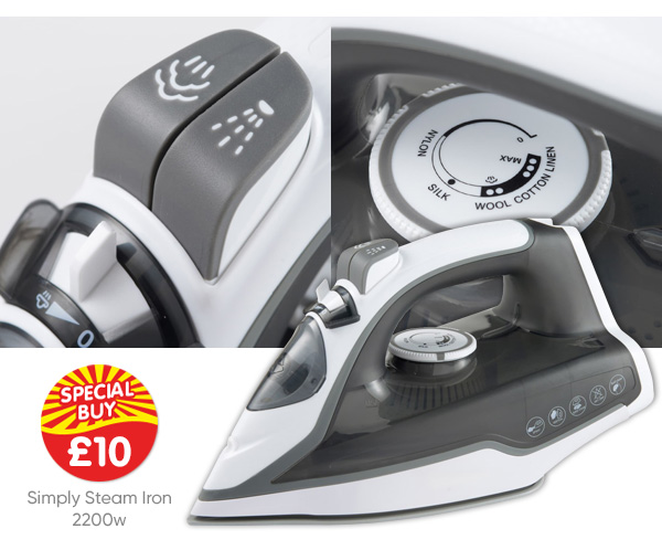 Simply Steam Iron 2200w