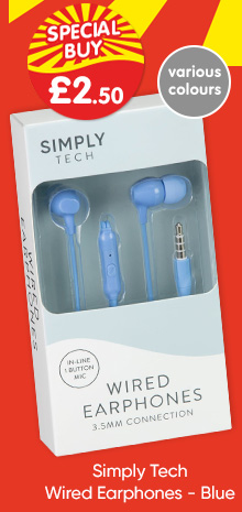 Simply Tech Wired Earphones