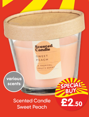 Scented Candle - Sweet Peach