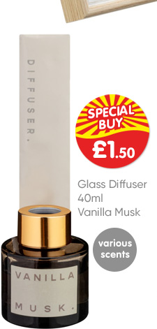 Glass Diffuser 40ml - Vanilla Musk