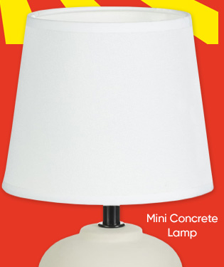 Mini Concrete Lamp