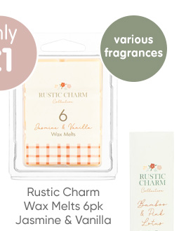 Rustic Charm Wax Melts 6pk