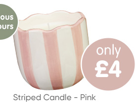 Striped Candle