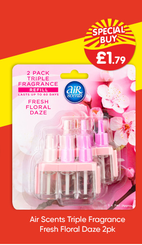 Air Scents Triple Fragrance Fresh Floral Daze 2pk