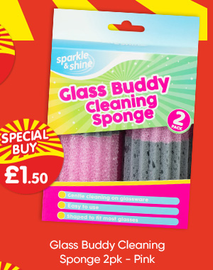 Glass Buddy Cleaning Sponge 2pk 