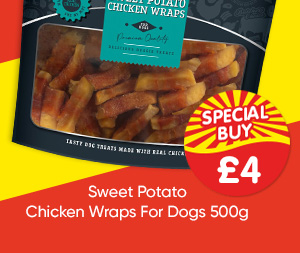 Sweet Potato Chicken Wraps For Dogs 500g