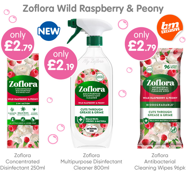 Zoflora Wild Raspberry & Peony