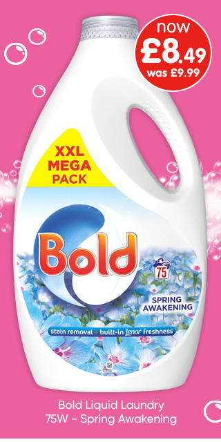 Bold Liquid Laundry 75W - Spring Awakening