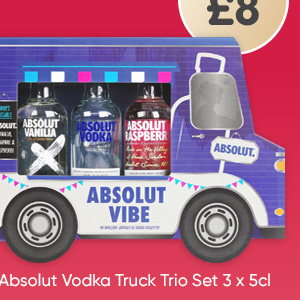 Absolut Vodka Truck Trio Set 3 x 5cl