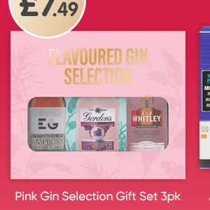 Pink Gin Selection Gift Set 3pk