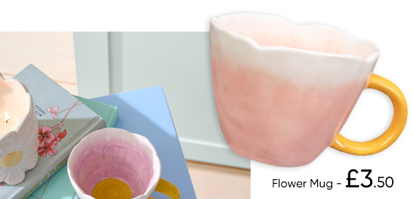 Flower Mug - Pink