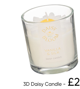 3D Daisy Candle