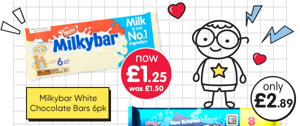 Milkybar White Chocolate Bars 6pk