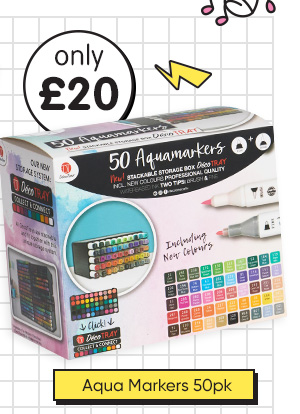 Aqua Markers 50pk