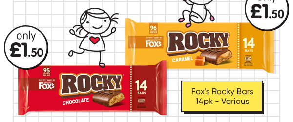 Fox's Rocky Bars 14pk