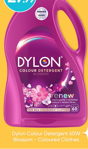 Dylon Colour Detergent 60W - Coloured Clothes