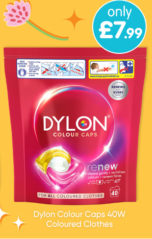 Dylon Colour Caps 40W - Coloured Clothes