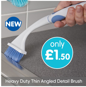 Heavy Duty Thin Angled Detail Brush