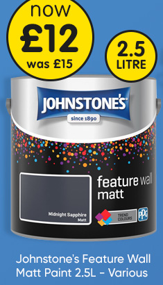 Johnstone's Feature Wall Matt Paint 2.5L