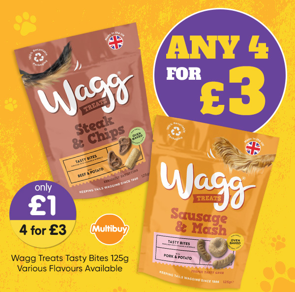 Wagg Treats Tasty Bites 125g