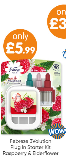 Febreze 3Volution Plug In Starter Kit - Raspberry & Elderflower