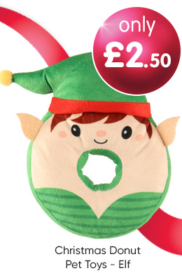 Christmas Donut Pet Toys - Elf