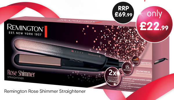 Remington Rose Shimmer Straightener