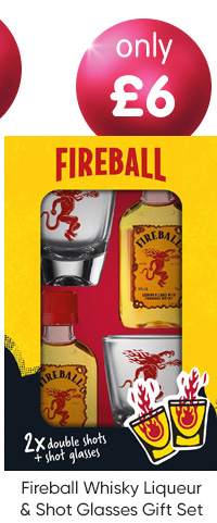 Fireball Whisky Liqueur & Shot Glasses Gift Set