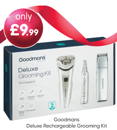 Goodmans Deluxe Rechargeable Grooming Kit
