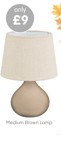 Medium Brown Lamp