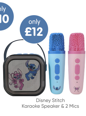 Disney Stitch Karaoke Speaker & 2 Mics