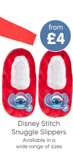 Disney Stitch Snuggle Slippers