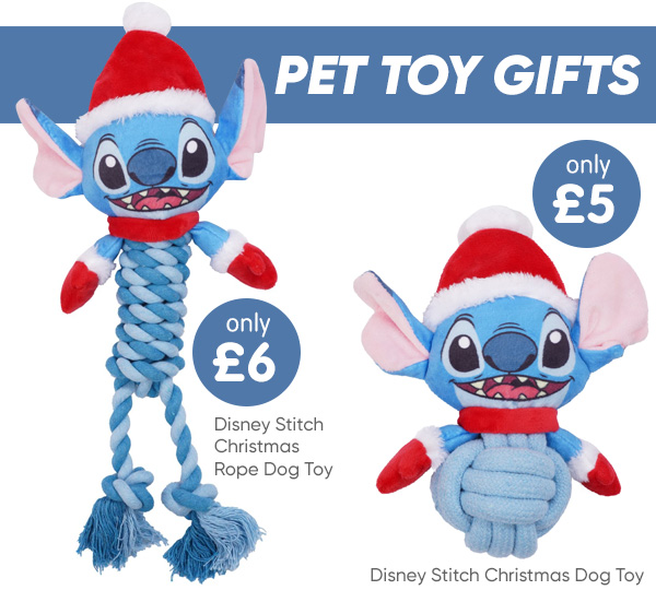 Disney Stitch Pet Toy Gifts at B&M