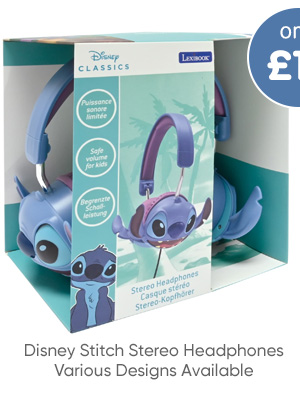 Disney Stitch Stereo Headphones - Various Designs Available