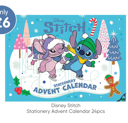 Disney Stitch Stationery Advent Calendar 24pcs