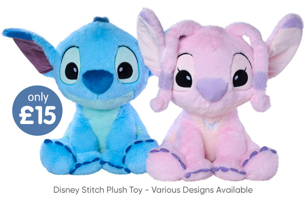 Disney Stitch Plush Toy - Various Designs Available