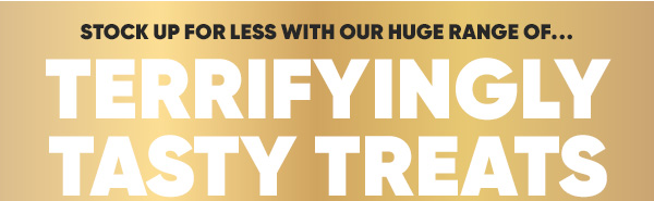 Trick or Treat Sweets at B&M