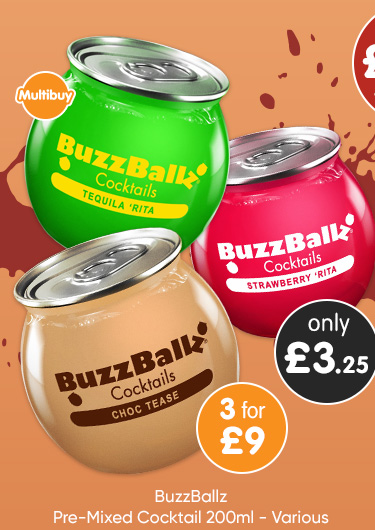 BuzzBallz Pre-Mixed Cocktail 200ml - Various Flavours Available