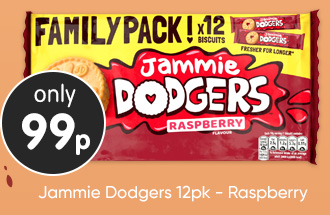 Jammie Dodgers 12pk - Raspberry